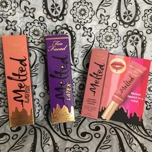 Too Faced Liquid Lipstick 3 Piece Bundle